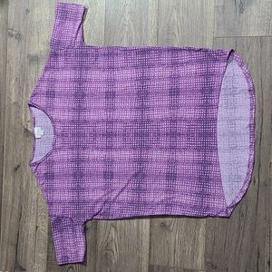 Purple Print XS LuLaRoe Irma